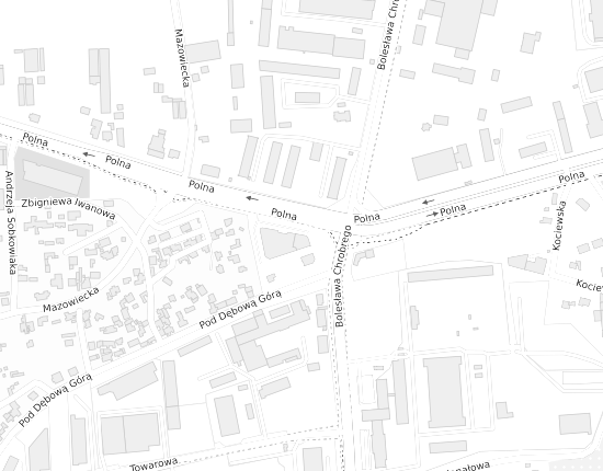 Mapa z adresem organizacji