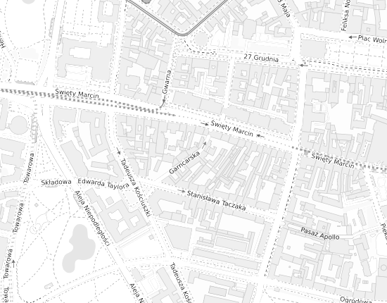 Mapa z adresem organizacji