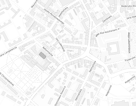 Mapa z adresem organizacji