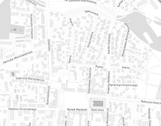Mapa z adresem organizacji
