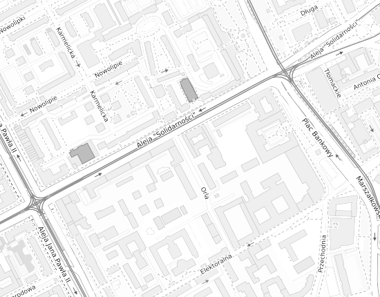 Mapa z adresem organizacji