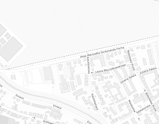 Mapa z adresem organizacji