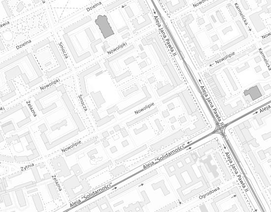 Mapa z adresem organizacji