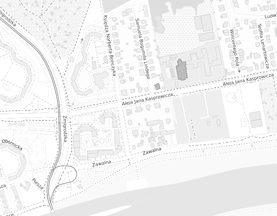 Mapa z adresem organizacji