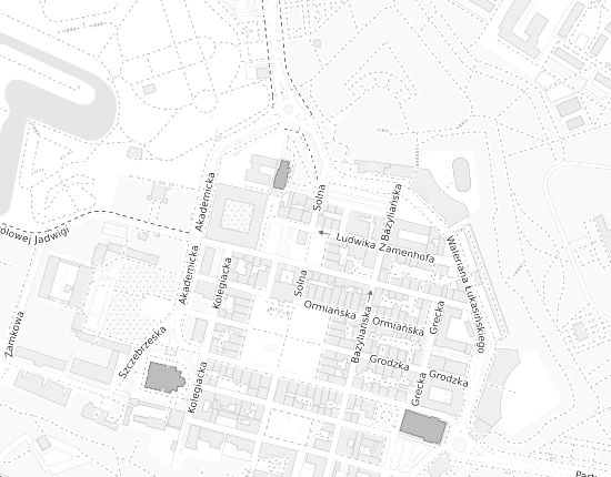Mapa z adresem organizacji