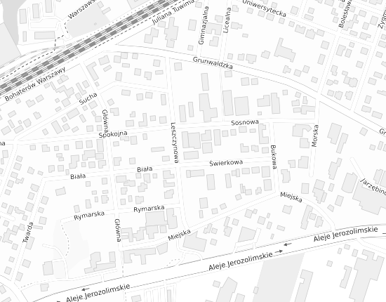 Mapa z adresem organizacji