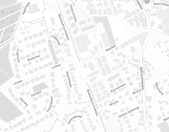 Mapa z adresem organizacji