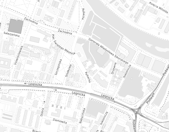 Mapa z adresem organizacji
