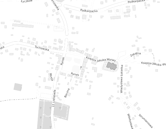 Mapa z adresem organizacji