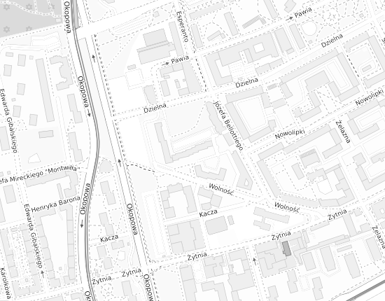 Mapa z adresem organizacji