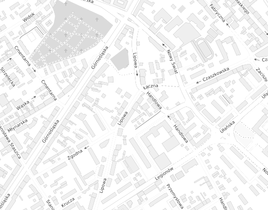 Mapa z adresem organizacji