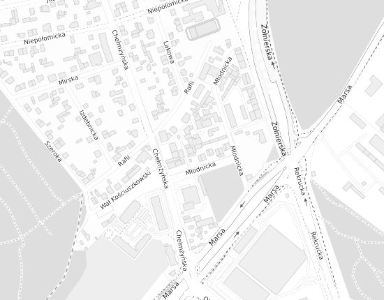 Mapa z adresem organizacji