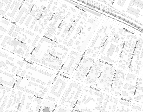Mapa z adresem organizacji