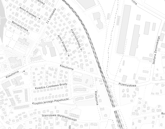 Mapa z adresem organizacji