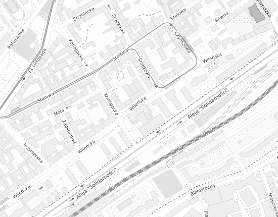Mapa z adresem organizacji