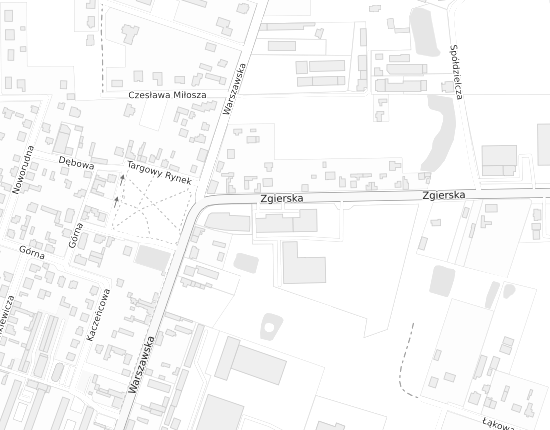 Mapa z adresem organizacji