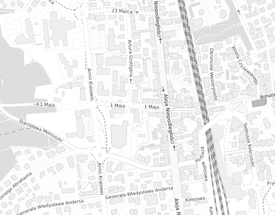 Mapa z adresem organizacji