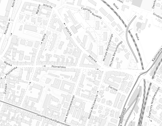 Mapa z adresem organizacji