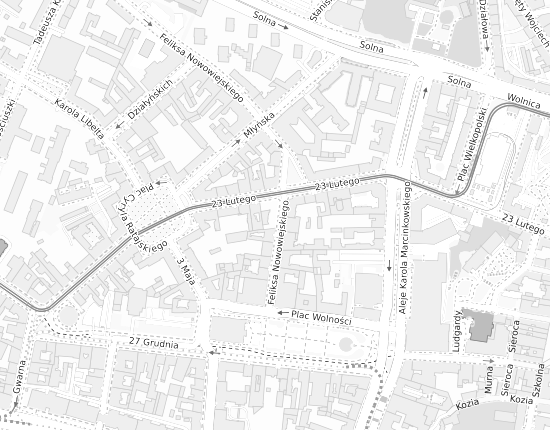Mapa z adresem organizacji
