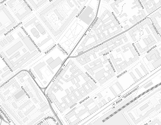 Mapa z adresem organizacji
