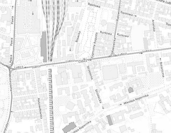 Mapa z adresem organizacji