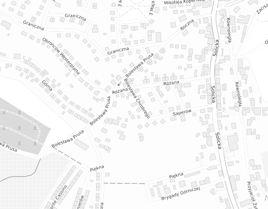Mapa z adresem organizacji