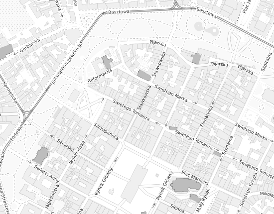 Mapa z adresem organizacji