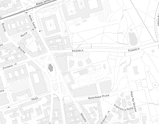 Mapa z adresem organizacji