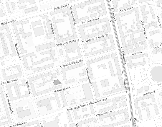 Mapa z adresem organizacji
