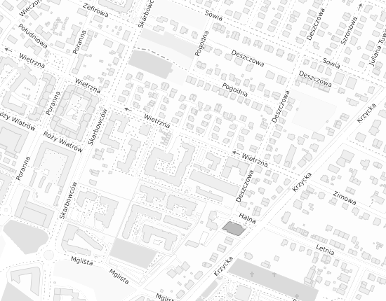 Mapa z adresem organizacji