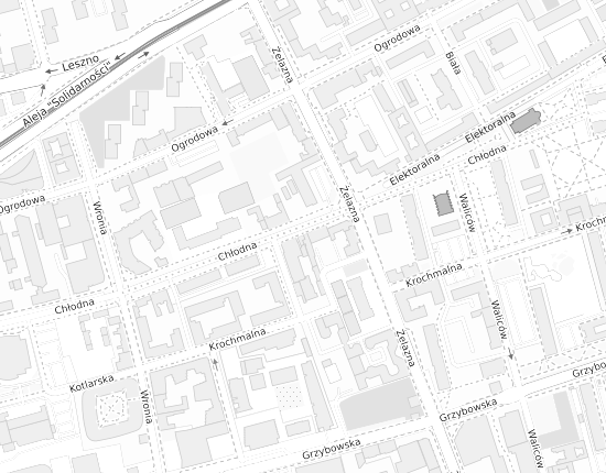 Mapa z adresem organizacji