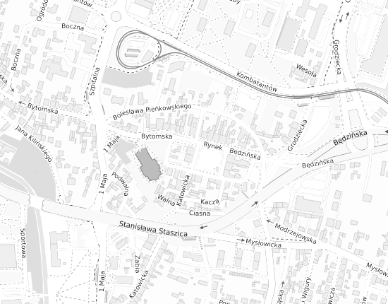 Mapa z adresem organizacji
