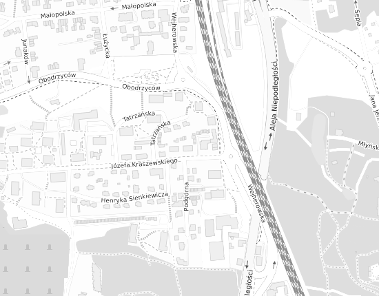 Mapa z adresem organizacji