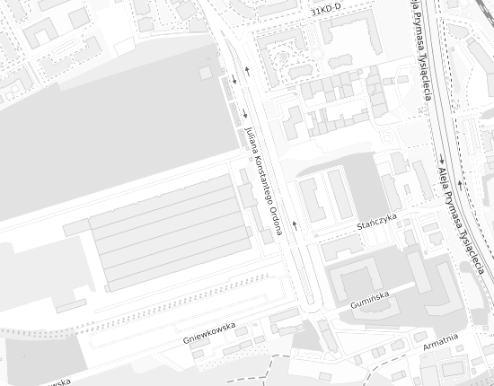 Mapa z adresem organizacji