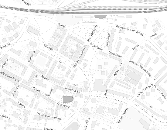Mapa z adresem organizacji