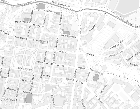 Mapa z adresem organizacji