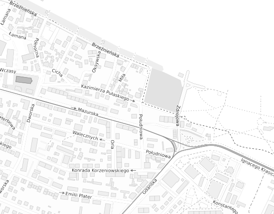 Mapa z adresem organizacji