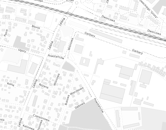 Mapa z adresem organizacji