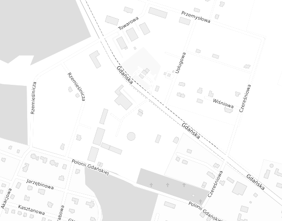 Mapa z adresem organizacji