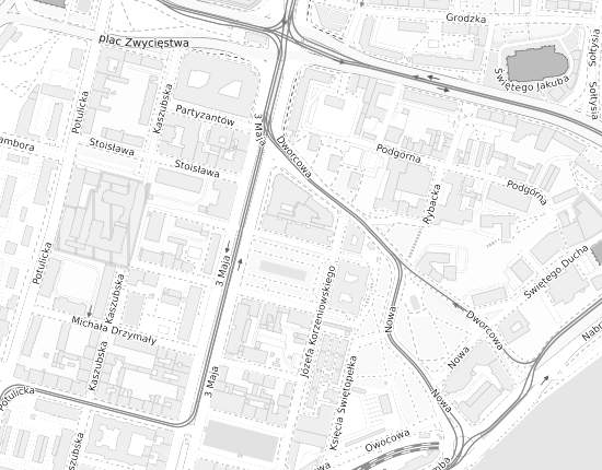 Mapa z adresem organizacji