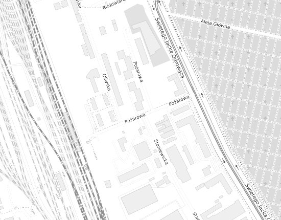 Mapa z adresem organizacji