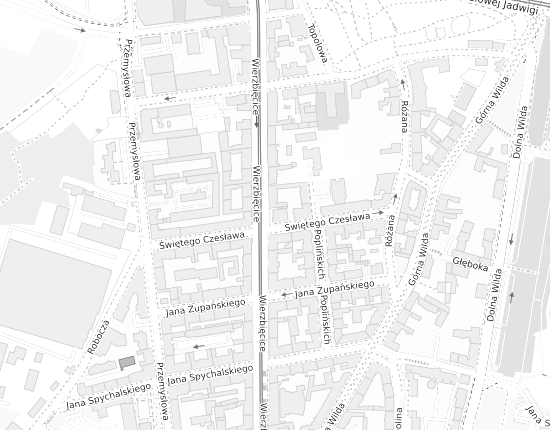 Mapa z adresem organizacji
