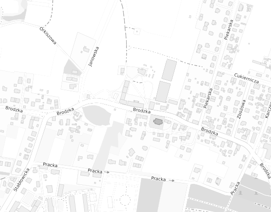 Mapa z adresem organizacji