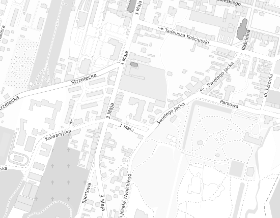 Mapa z adresem organizacji