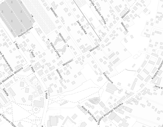 Mapa z adresem organizacji