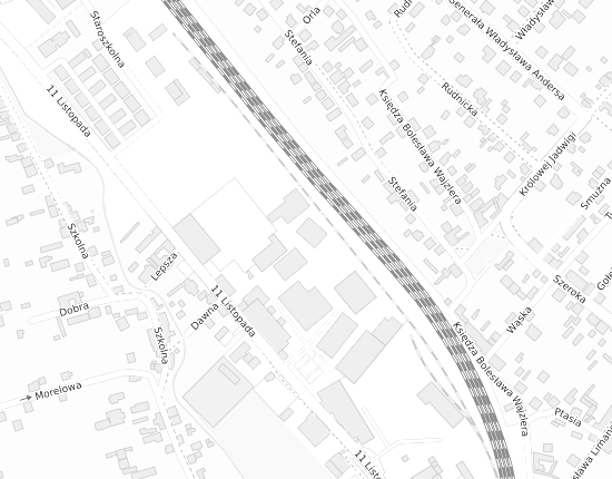 Mapa z adresem organizacji
