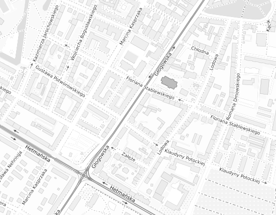 Mapa z adresem organizacji