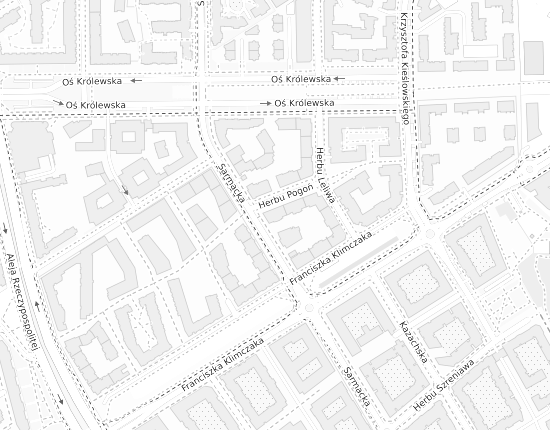 Mapa z adresem organizacji