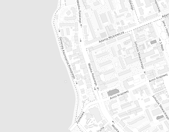 Mapa z adresem organizacji