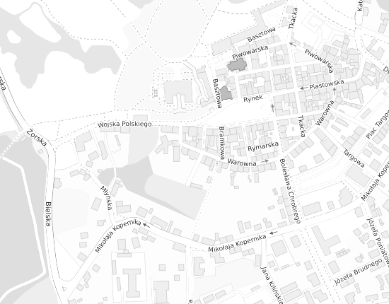 Mapa z adresem organizacji